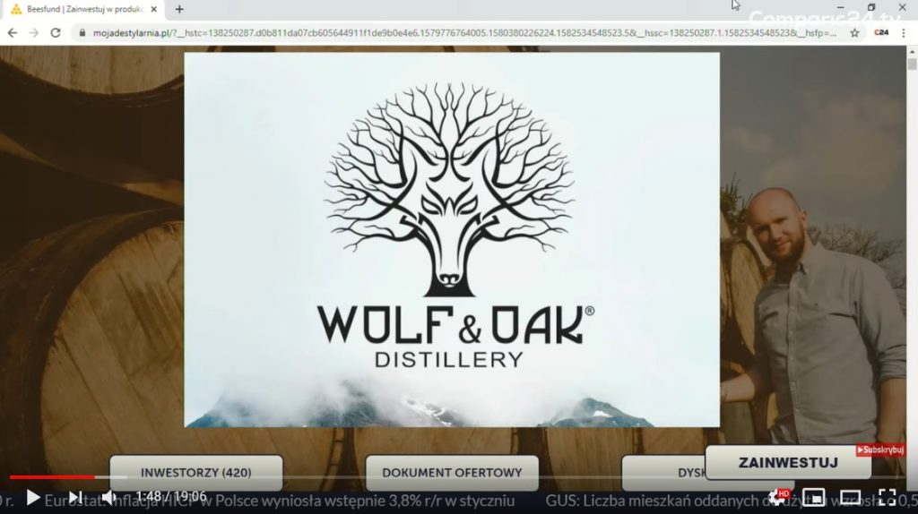 Whiskey po polsku czyli Wolf & Oak Distillery [VIDEO] - Crowd Zone
