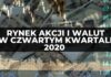Trendy na rynkach akcji i walut w ostatnim kwartale 2020
