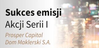 Publiczna emisja Akcji Prosper Capital Dom Maklerski zakończona sukcesem sukces emisji akcji Prosper Capital Dom Maklerski