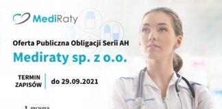 Prosper Capital Dom Maklerski S.A. rozpoczął Publiczną Ofertę Obligacji Serii AH Mediraty sp. z o.o. Mediraty