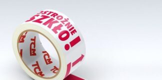 Taśma z napisem ostrożnie szkło – kiedy?